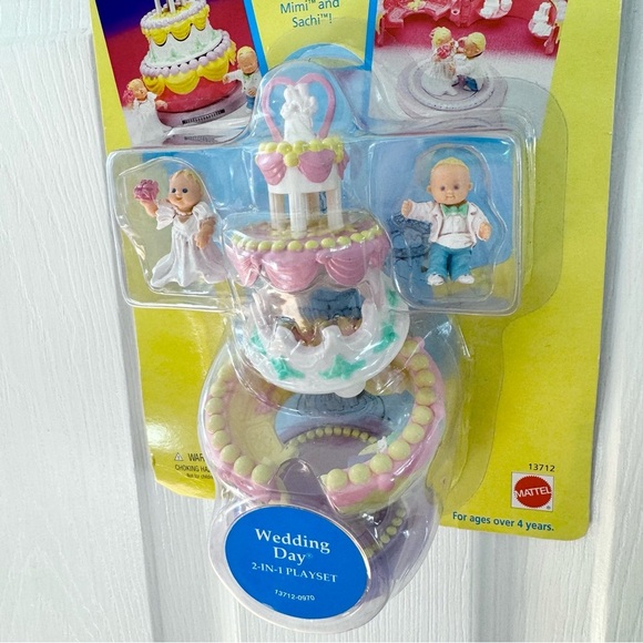 1994 NIP Bluebird Polly Pocket MIMI & The GOO Goos WEDDING DAY Cake RARE HTF - Picture 2 of 4